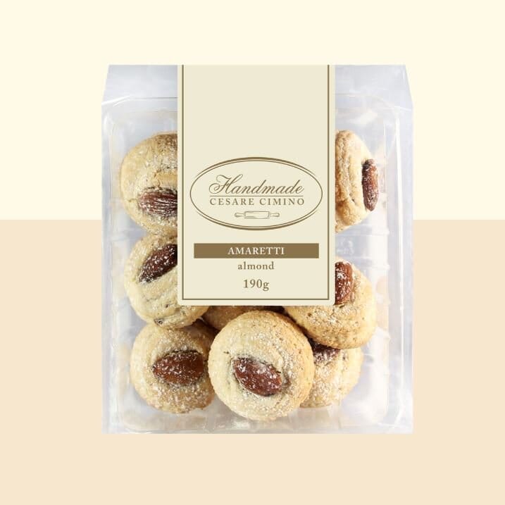 Almond Amaretti Biscuits 190g-Cesare Cimino-iPantry-australia