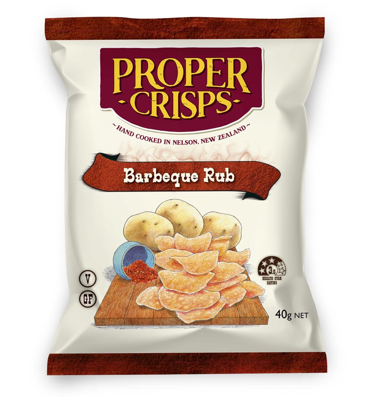 Barbeque Rub 40g-Indulgence-Proper Crisps-iPantry-australia