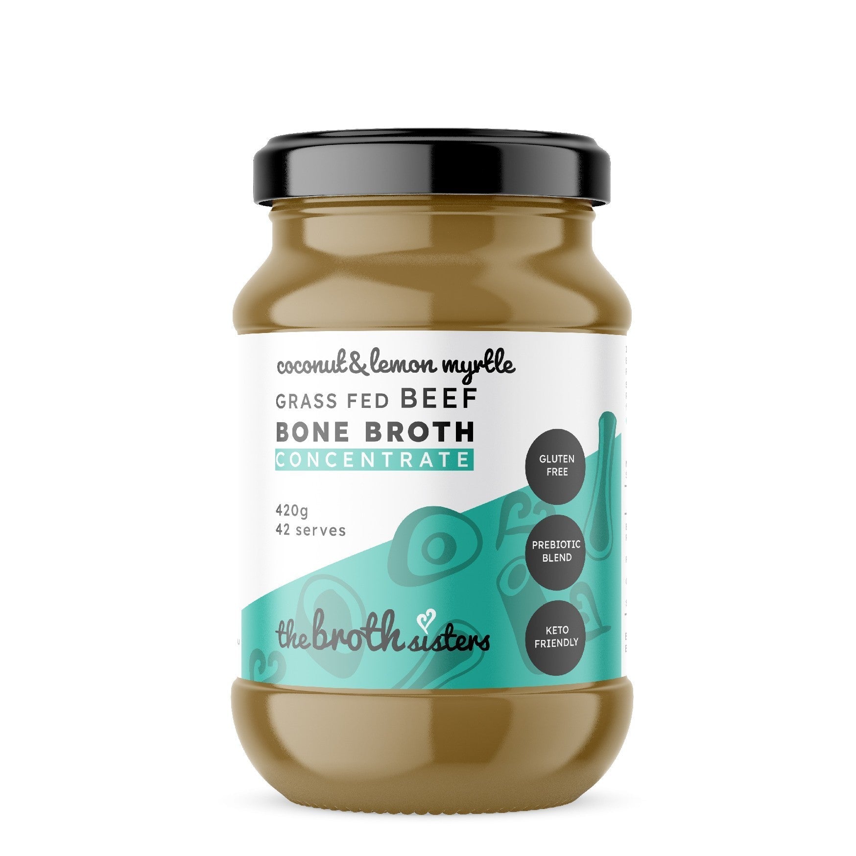 Bone Broth Concentrate Beef Coconut Lemon Myrtle 420g - The Broth Sisters