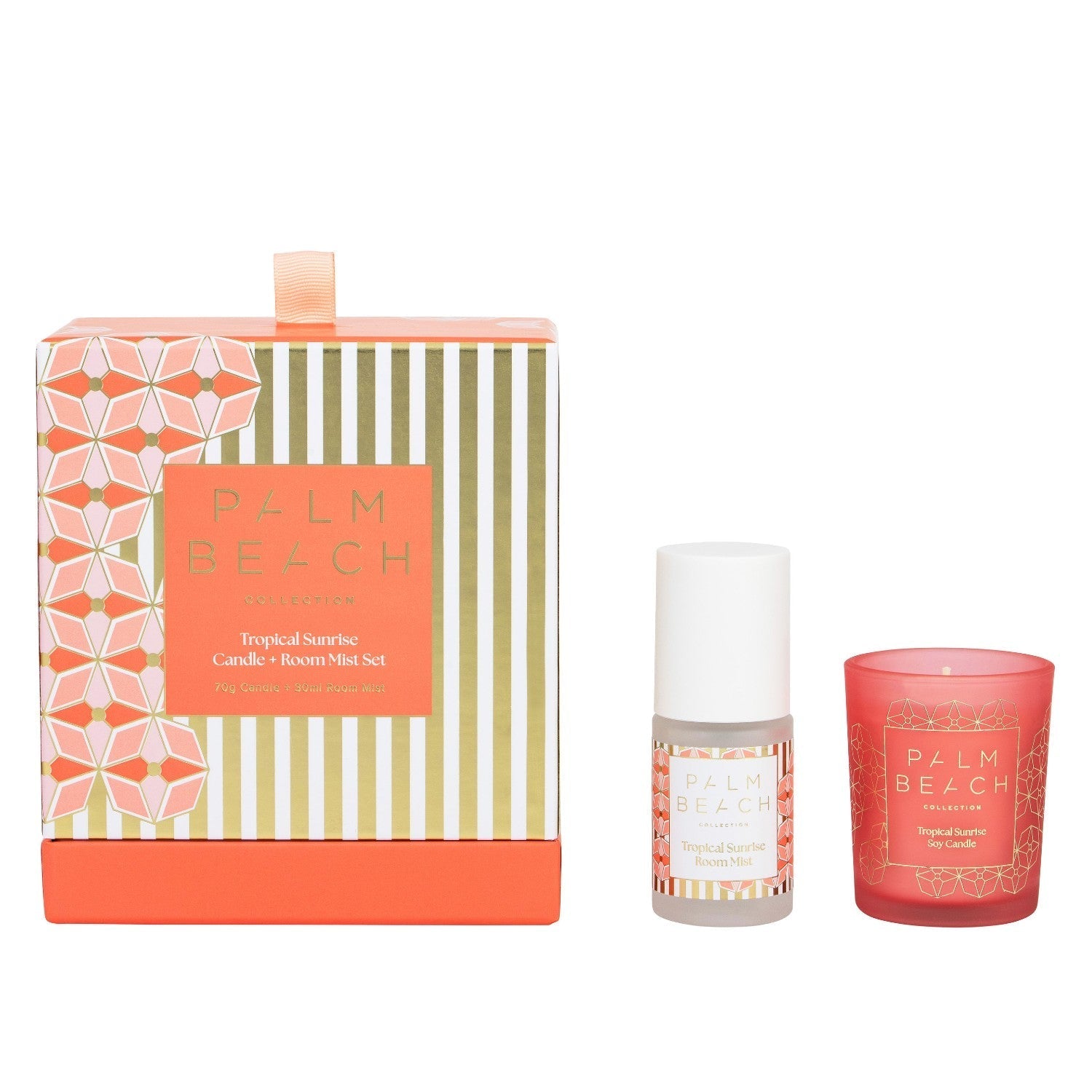 Candle + Room Mist Set - Tropical Sunrise - Palm Beach Collection