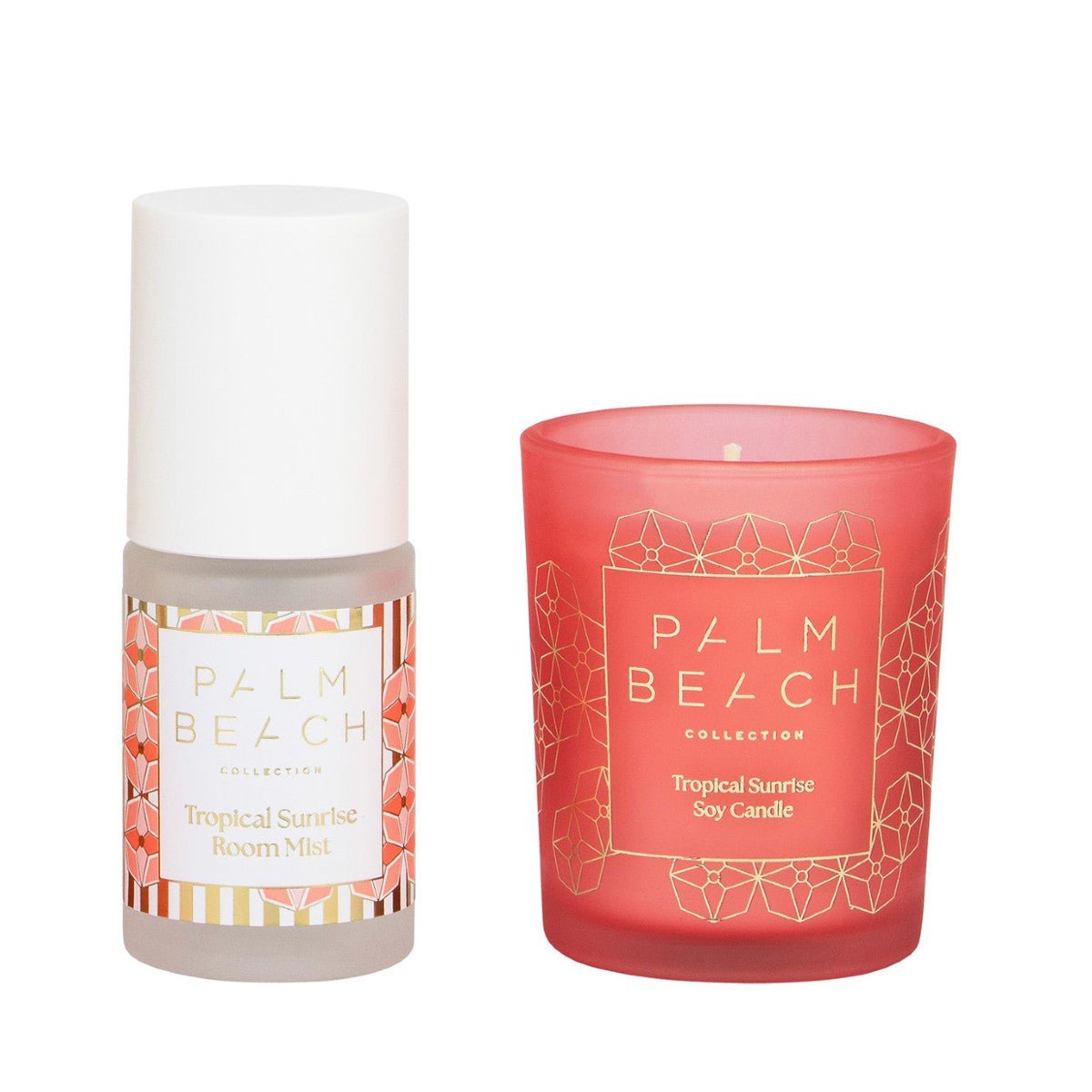 Candle + Room Mist Set - Tropical Sunrise - Palm Beach Collection