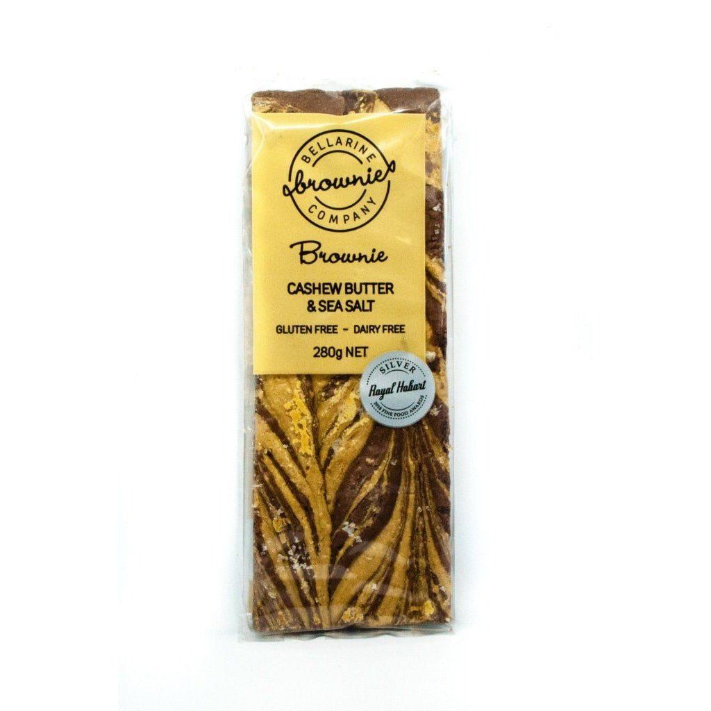 Cashew Butter & Sea Salt Brownie 280g-Indulgence-Bellarine Brownie Company-iPantry-australia