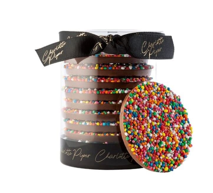 Charlotte Piper Milk Chocolate Sprinkle Disc 120g-Indulgence-Charlotte Piper-iPantry-australia