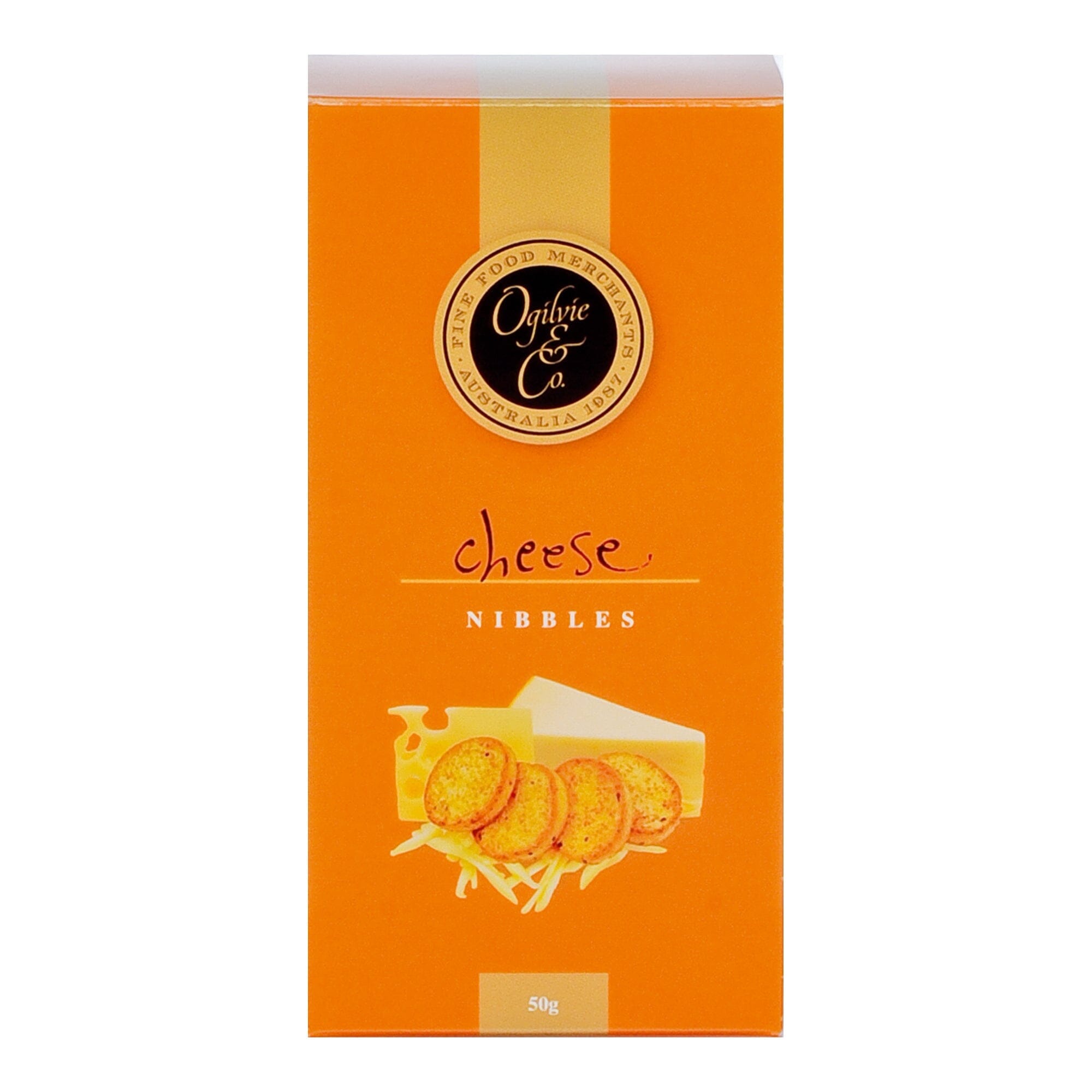 Cheese Nibbles in Box 50g-Ogilvie and Co Fine Food-iPantry-australia