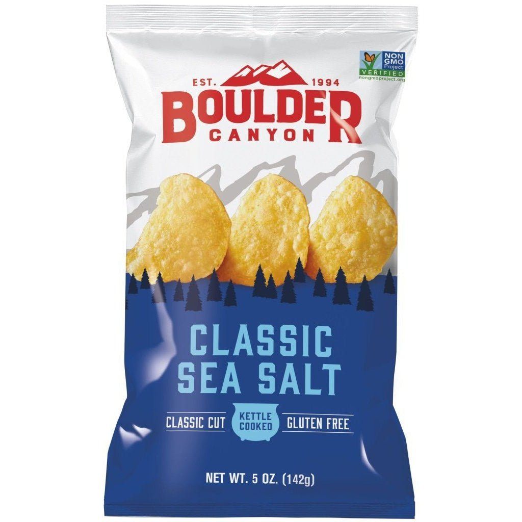 Classic Sea Salt 142g - (EXP 06.05.24)-Indulgence-Boulder Canyon-iPantry-australia