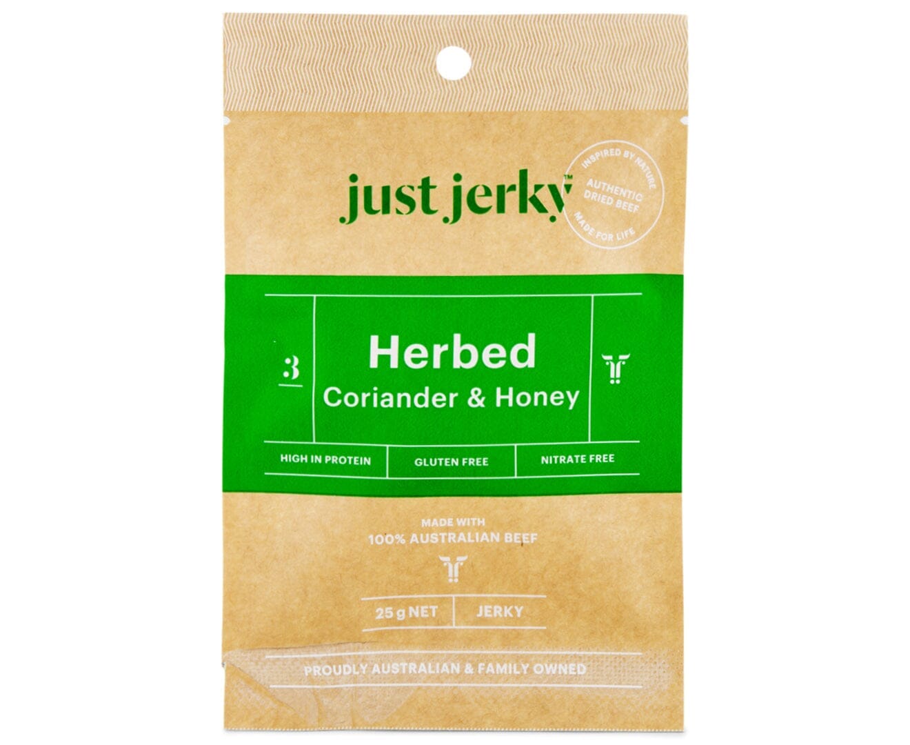 Coriander & Honey Beef Jerky 25g-Just Jerky-iPantry-australia