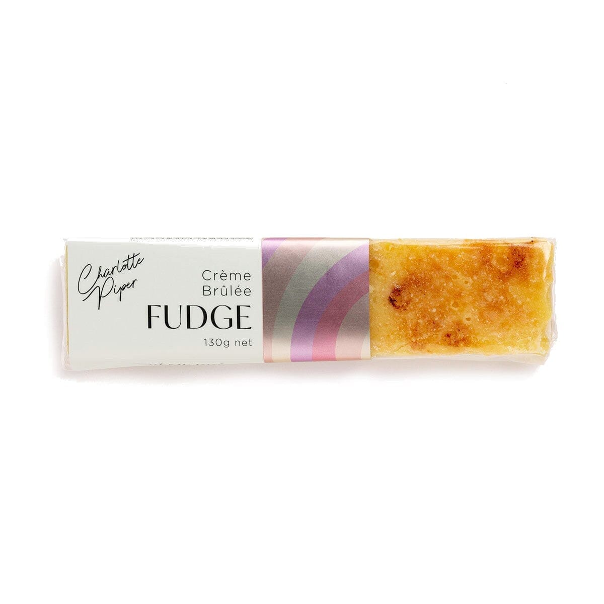 Crème Brulee Fudge 130g-Indulgence-Charlotte Piper-iPantry-australia