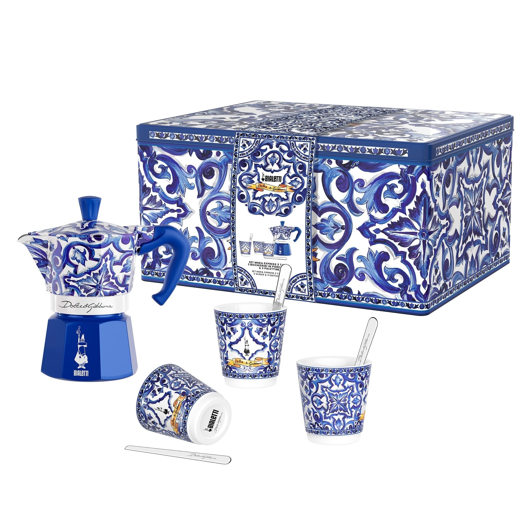 Dolce & Gabbana Mediterranean Blue Gift Set - Bialetti