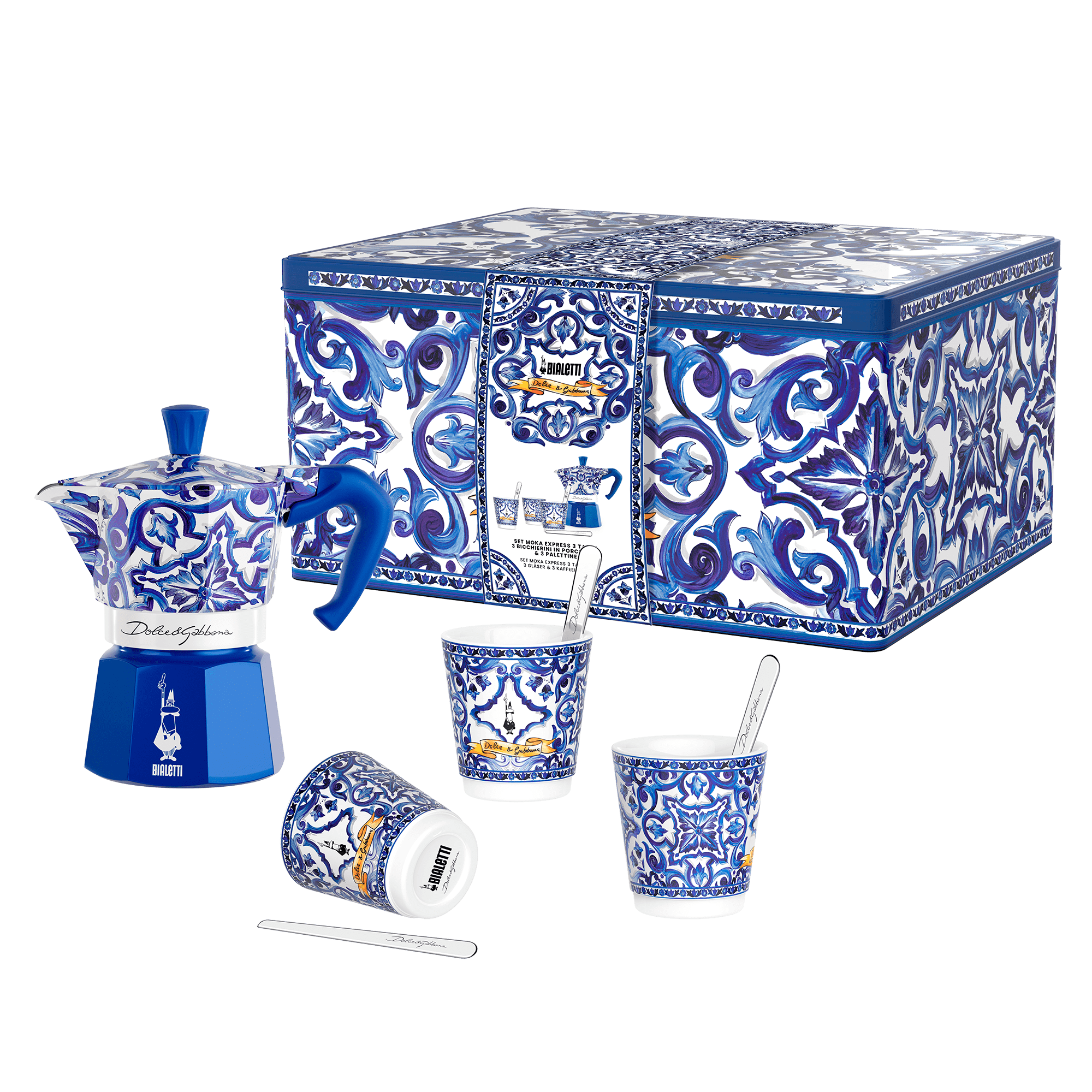 Dolce & Gabbana Mediterranean Blue Gift Set - Bialetti