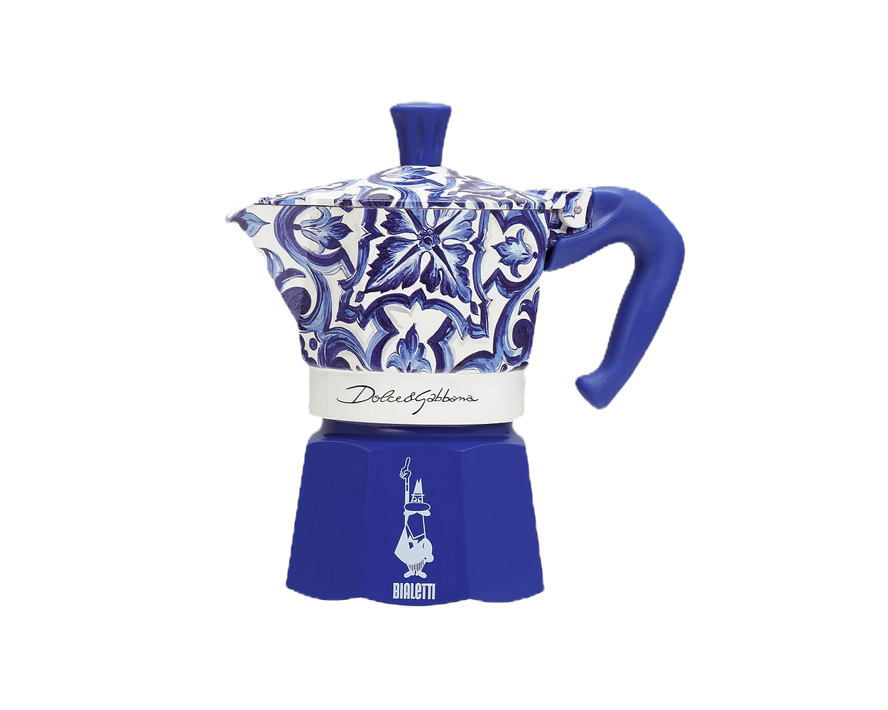 Dolce & Gabbana Mediterrean blue Bialetti Moka Express 3 Cup - Bialetti