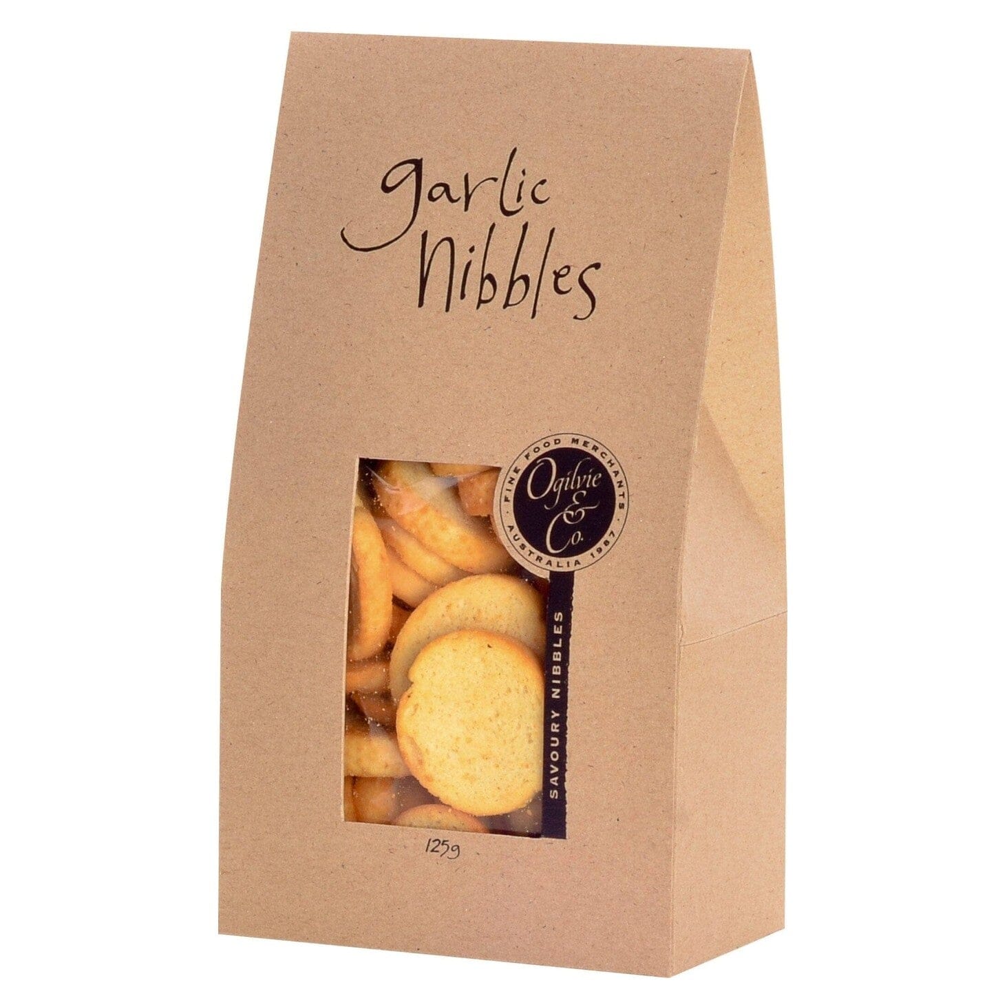 Garlic Nibbles 125g-Ogilvie and Co Fine Food-iPantry-australia