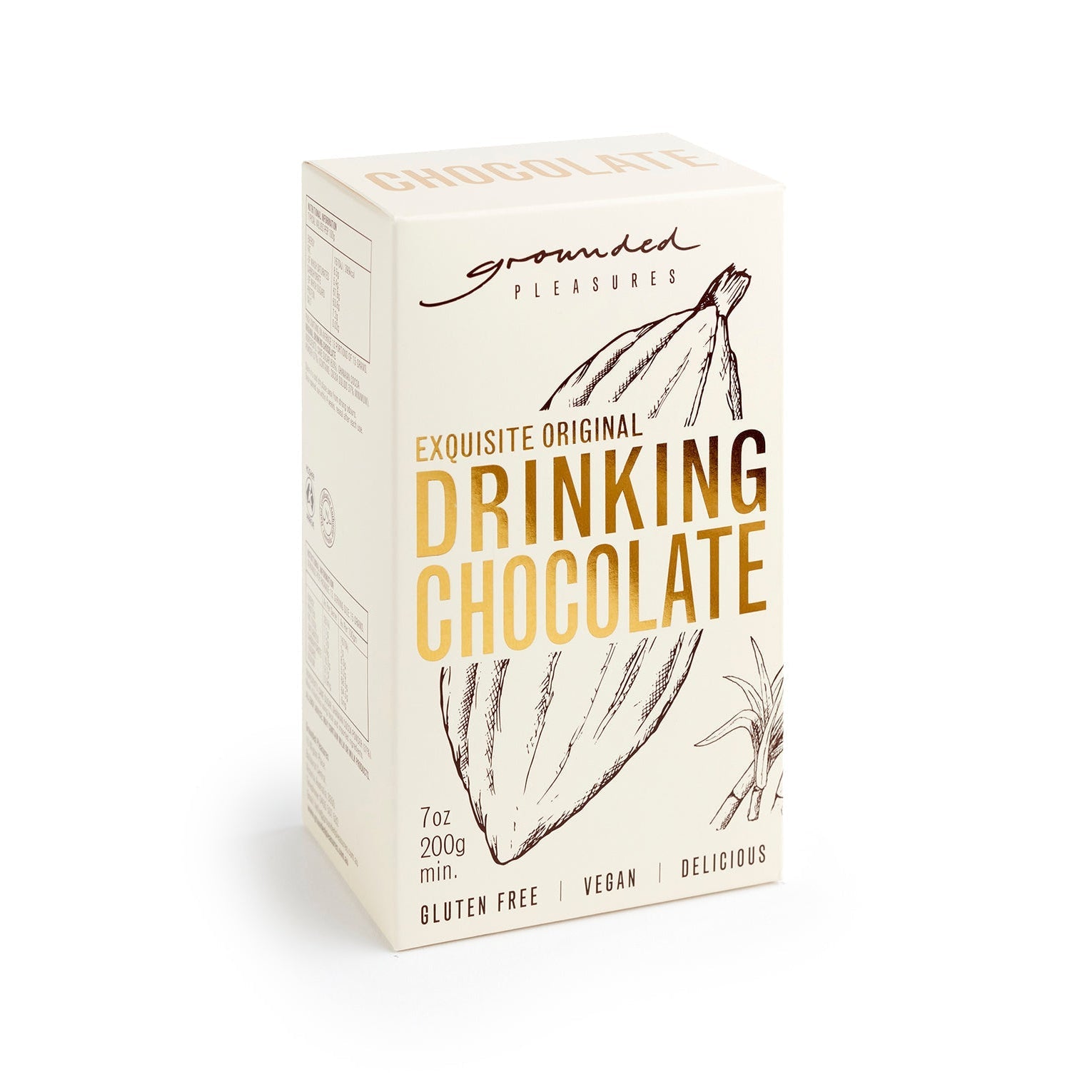 Grounded Pleasures Original Drinking Chocolate 50g-Pantry-Grounded Pleasures-iPantry-australia