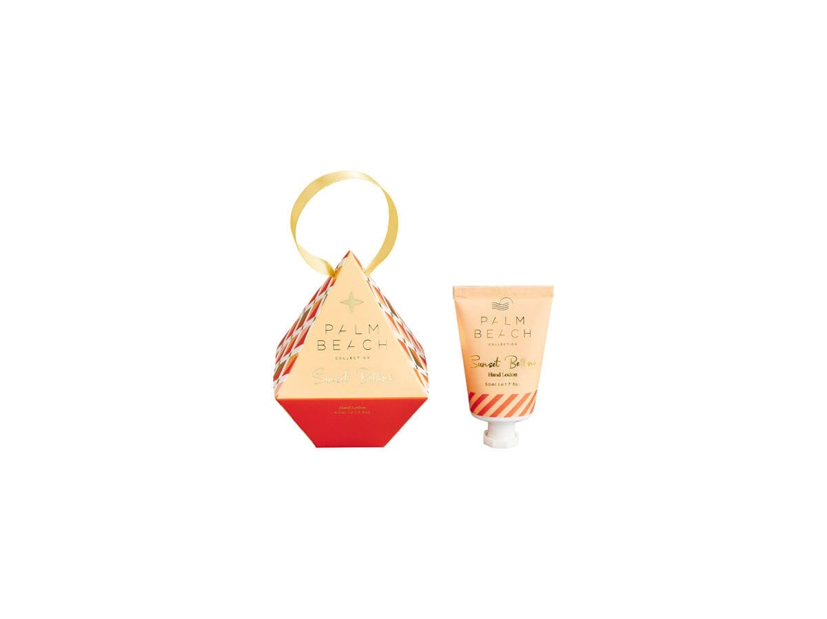 Hanging Bauble Hand Lotion 50ml Sunset Bellini-Palm Beach Collection-iPantry-australia