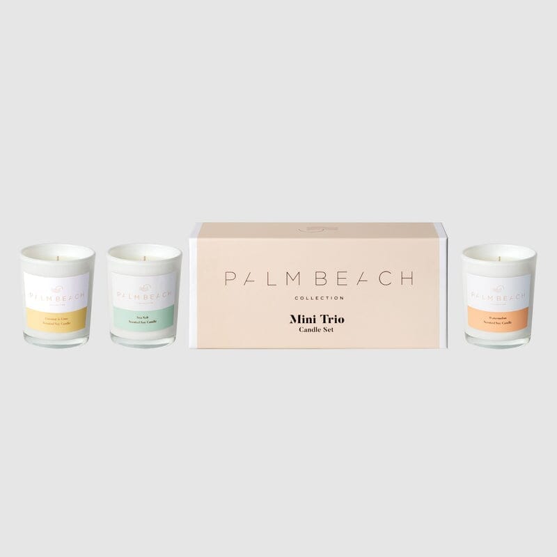 Mini Candle Trio Gift Set-Palm Beach Collection-iPantry-australia