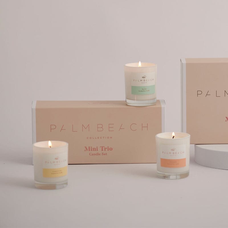 Mini Candle Trio Gift Set-Palm Beach Collection-iPantry-australia