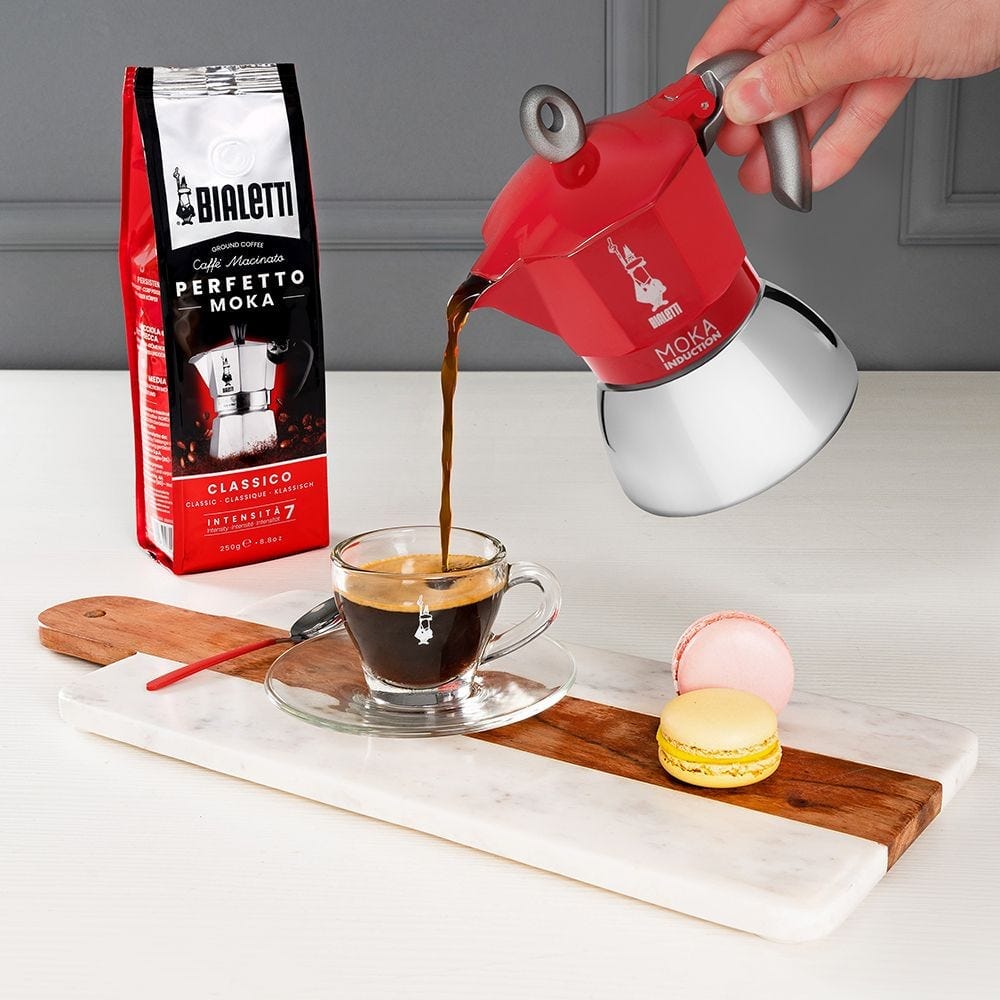 Moka Induction 6 Cups Red-Bialetti-iPantry-australia