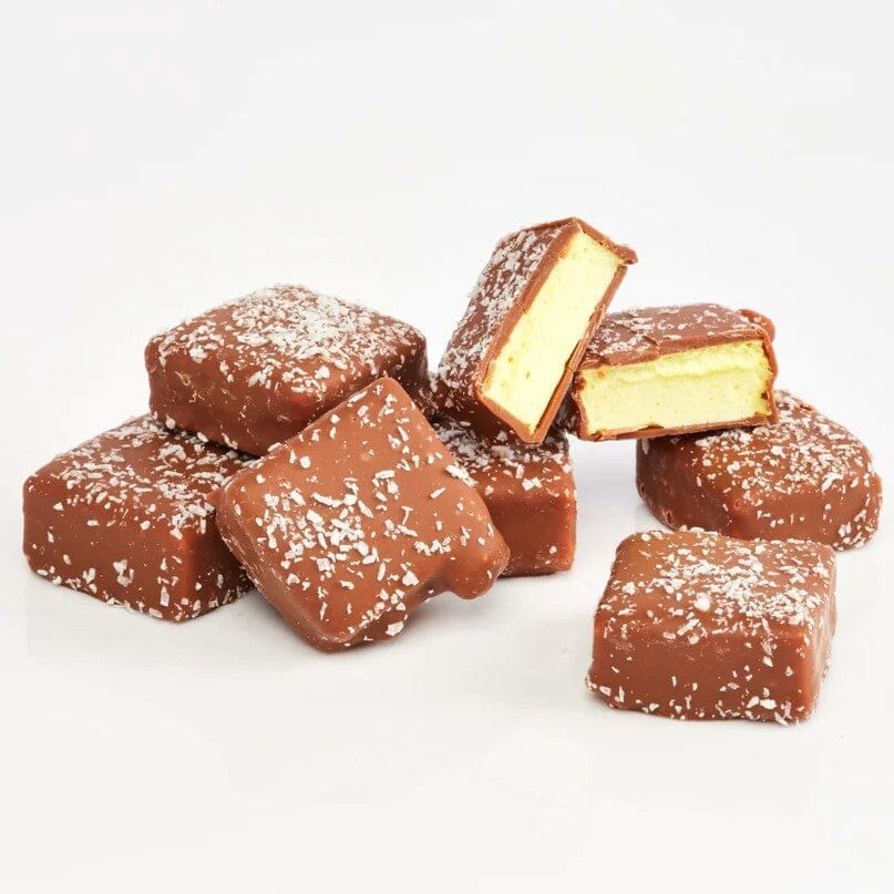 Passionfruit Marshmallow Cube Petit Bites 100g-Indulgence-Cacao-iPantry-australia