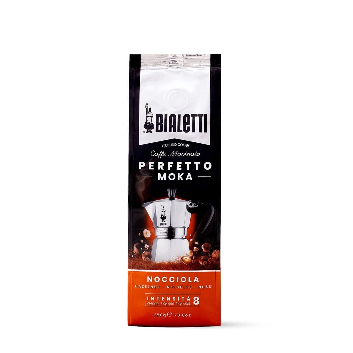 Perfetto Moka Hazelnut Ground Coffee 250g-Bialetti-iPantry-australia