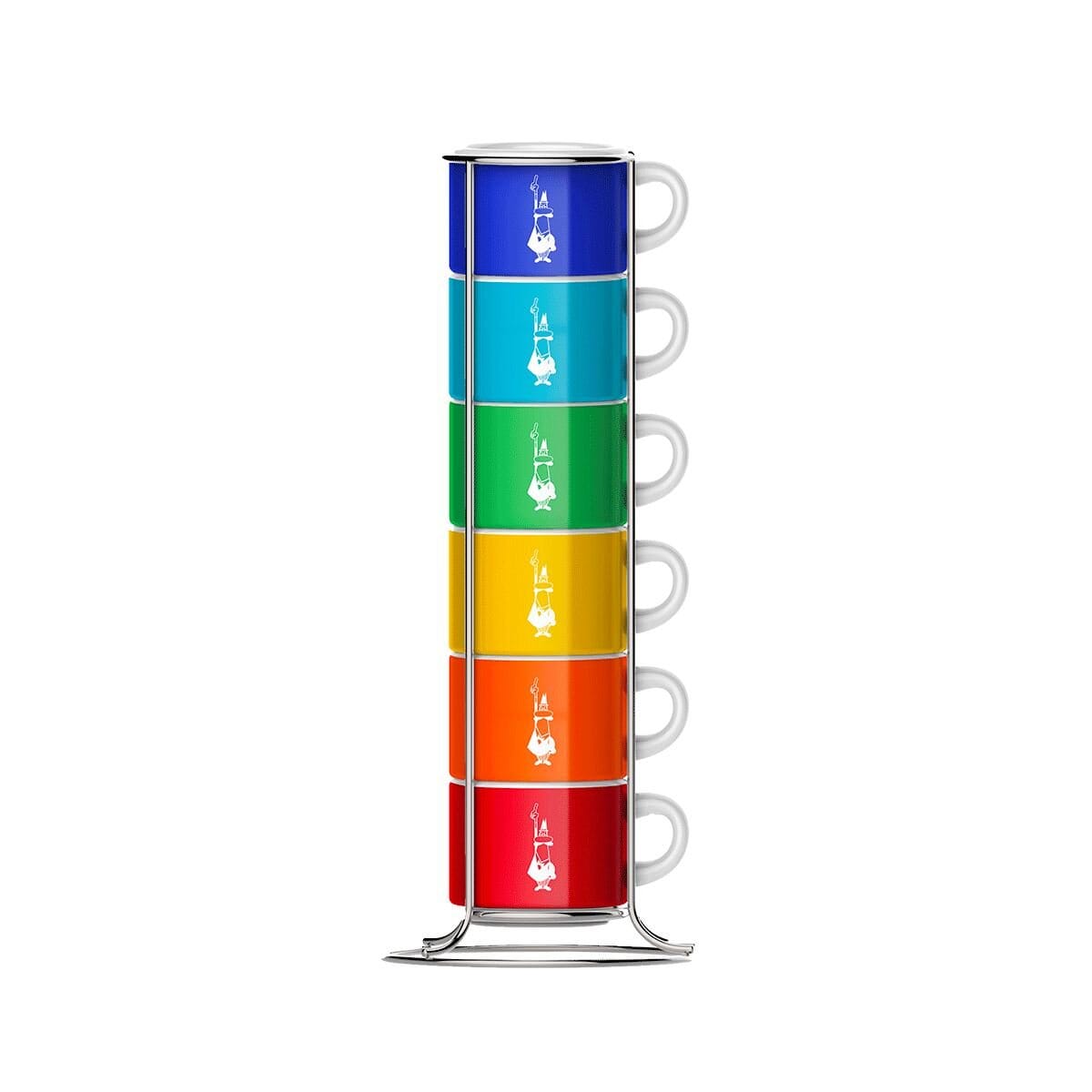 Set of 6 Cups Colour Stackable-Bialetti-iPantry-australia