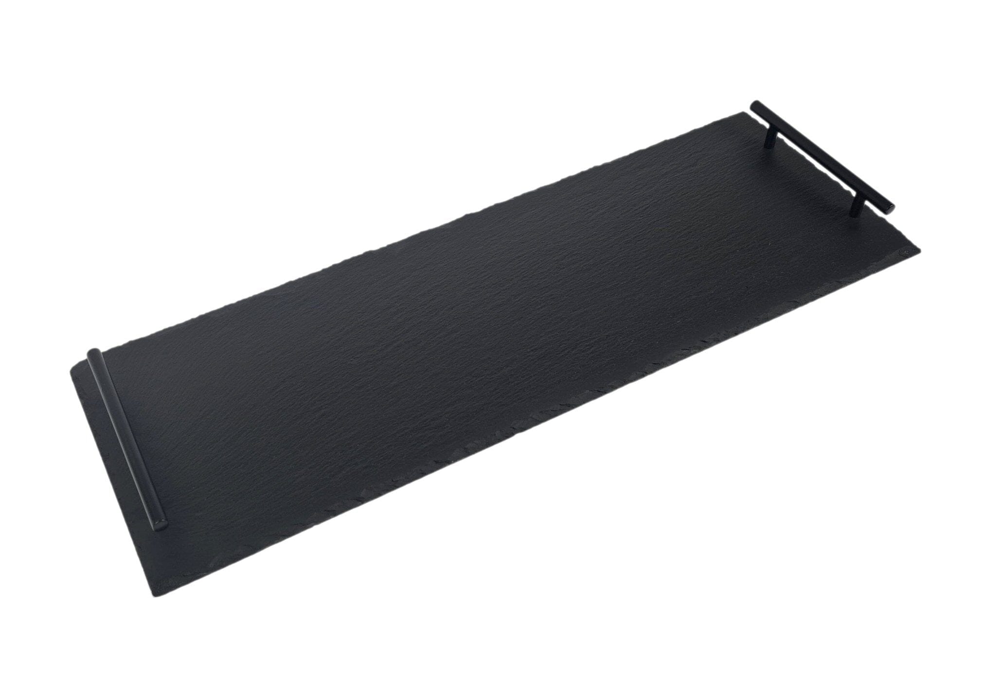 Slate Tray with Matte Black Handles - Size: 60 x 20cm-GABEL & TELLER-iPantry-australia