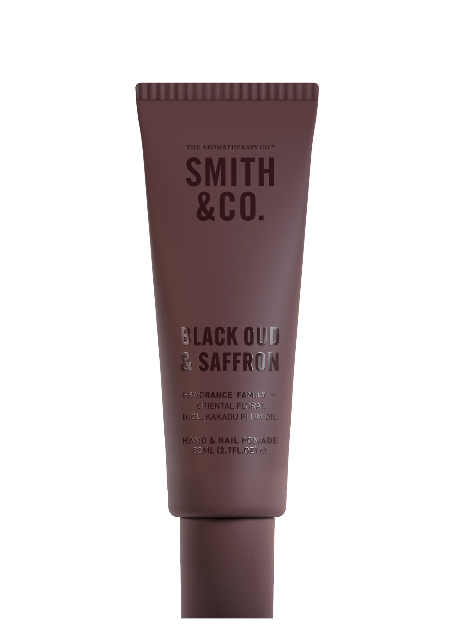 Smith & Co Hand and Nail Pomade 80ml Black Oud & Saffron - The Aromatherapy Company