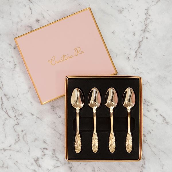 Teaspoons Vintage Set of 4-Cristina Re Designs-iPantry-australia