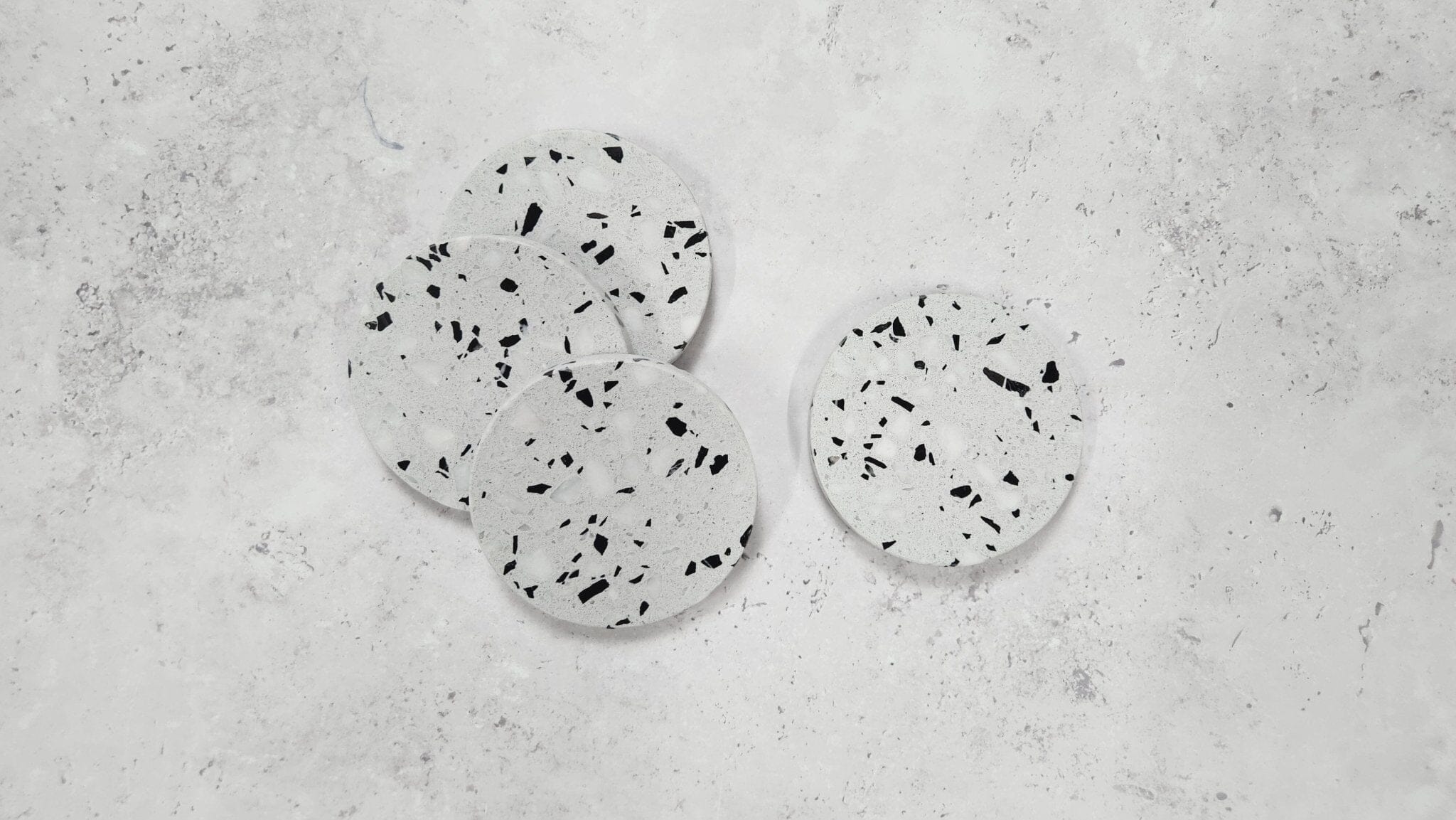 Terrazzo Coasters Set - 4 Pieces-GABEL & TELLER-iPantry-australia