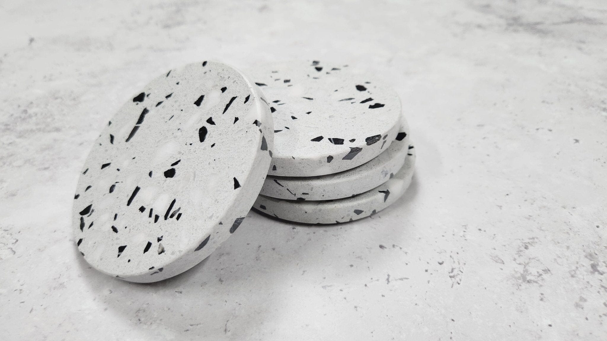 Terrazzo Coasters Set - 4 Pieces-GABEL & TELLER-iPantry-australia